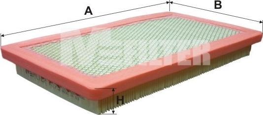 Mfilter K 179 - Въздушен филтър vvparts.bg