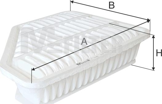 Mfilter K 7095 - Въздушен филтър vvparts.bg