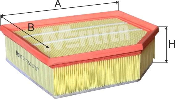 Mfilter K 7056 - Въздушен филтър vvparts.bg