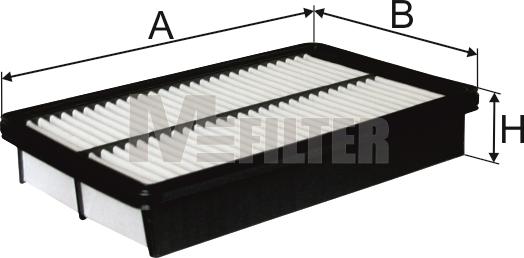 Mfilter K 7065 - Въздушен филтър vvparts.bg