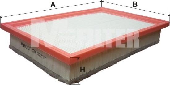 Mfilter K 706 - Въздушен филтър vvparts.bg