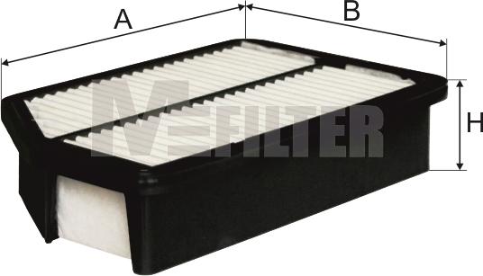 Mfilter K 7002 - Въздушен филтър vvparts.bg