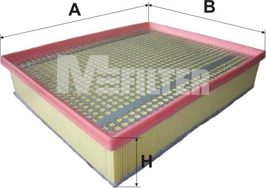 Mfilter K 7033 - Въздушен филтър vvparts.bg