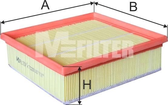 Mfilter K 7028 - Въздушен филтър vvparts.bg