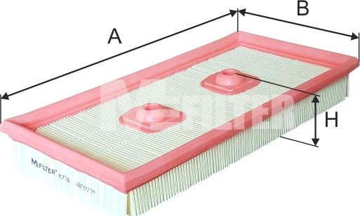 Mfilter K 716 - Въздушен филтър vvparts.bg