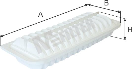 Mfilter K 7109 - Въздушен филтър vvparts.bg