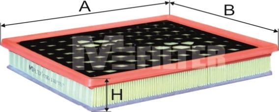 Mfilter K 786/1 - Въздушен филтър vvparts.bg