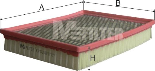 Mfilter K 770 - Въздушен филтър vvparts.bg