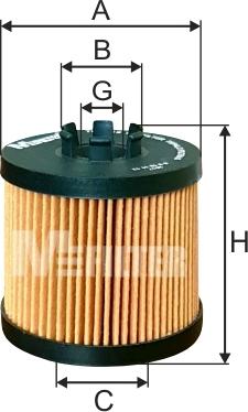 Mfilter TE 4016 - Маслен филтър vvparts.bg