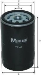 Mfilter TF 40 - Маслен филтър vvparts.bg