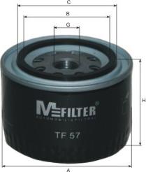Mfilter TF 57 - Маслен филтър vvparts.bg