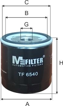 Mfilter TF 6540 - Маслен филтър vvparts.bg