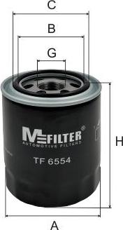 Mfilter TF 6554 - Маслен филтър vvparts.bg