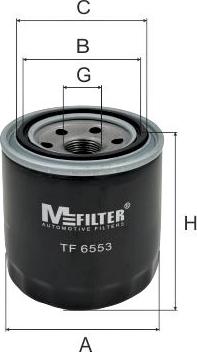 Mfilter TF 6553 - Маслен филтър vvparts.bg