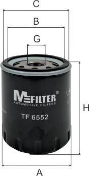 Mfilter TF 6552 - Маслен филтър vvparts.bg