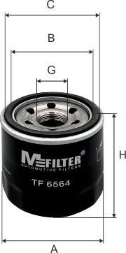 Mfilter TF 6564 - Маслен филтър vvparts.bg