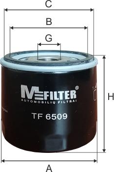 Mfilter TF 6509 - Маслен филтър vvparts.bg