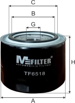 Mfilter TF6518 - Маслен филтър vvparts.bg