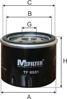 Mfilter TF 6531 - Маслен филтър vvparts.bg