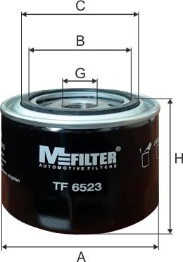 Mfilter TF 6523 - Маслен филтър vvparts.bg