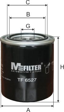 Mfilter TF 6527 - Маслен филтър vvparts.bg