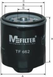 Mfilter TF 662 - Маслен филтър vvparts.bg