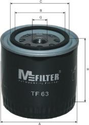 Mfilter TF 63 - Маслен филтър vvparts.bg