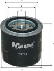 Mfilter TF 34 - Маслен филтър vvparts.bg