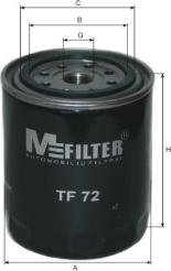 Mfilter TF 72 - Маслен филтър vvparts.bg