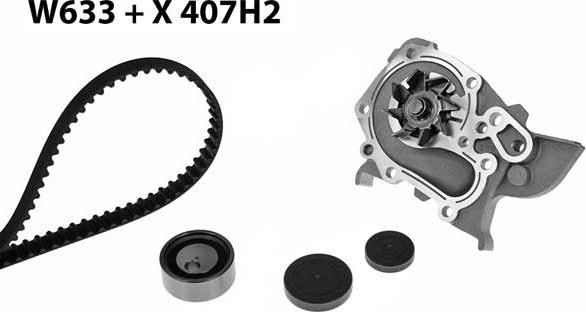 MGA 633K2 - Водна помпа+ к-кт ангренажен ремък vvparts.bg