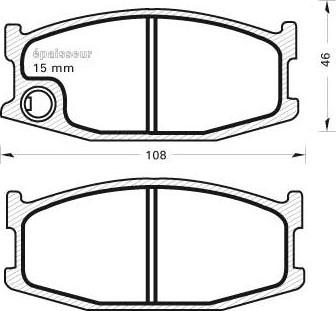 Spidan 0.080166 - Комплект спирачно феродо, дискови спирачки vvparts.bg