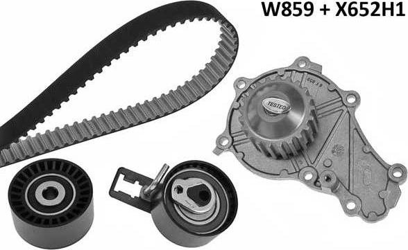 MGA 859K3 - Водна помпа+ к-кт ангренажен ремък vvparts.bg