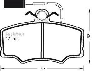 HELLA 8DB 355 017-871 - Комплект спирачно феродо, дискови спирачки vvparts.bg