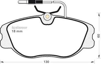 Spidan 32149 - Комплект спирачно феродо, дискови спирачки vvparts.bg