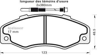 MGA 213 - Комплект спирачно феродо, дискови спирачки vvparts.bg