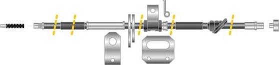 MGA CF5654 - Жило, ръчна спирачка vvparts.bg