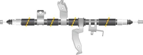 MGA CF6041 - Жило, ръчна спирачка vvparts.bg