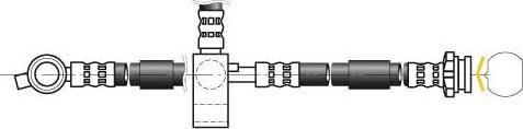 MGA F5357 - Спирачен маркуч vvparts.bg