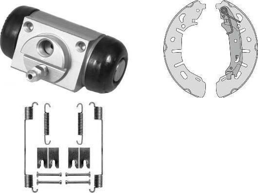 MGA K910871 - Комплект спирачна челюст vvparts.bg