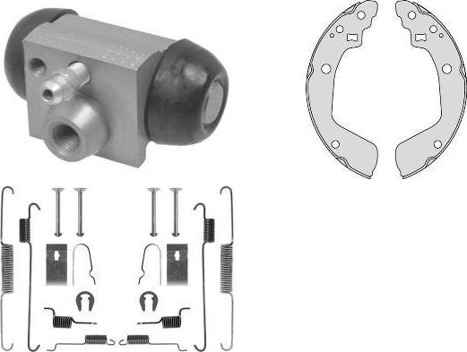 MGA K932984 - Комплект спирачна челюст vvparts.bg