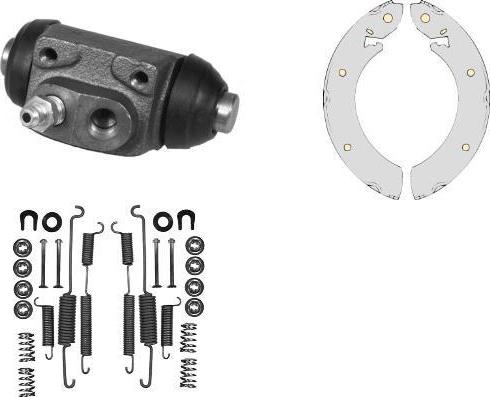 MGA K543452 - Комплект спирачна челюст vvparts.bg