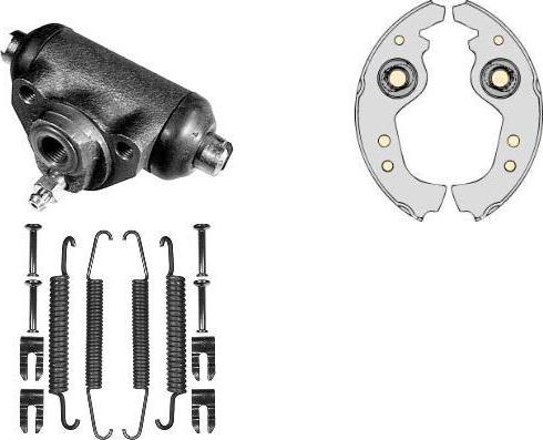 MGA K553129 - Комплект спирачна челюст vvparts.bg