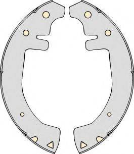 MGA K517635 - Комплект спирачна челюст vvparts.bg