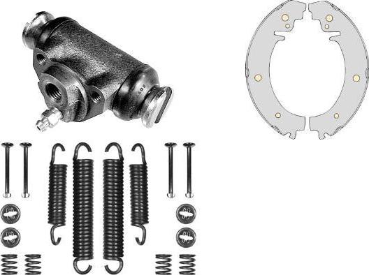 MGA K537150 - Комплект спирачна челюст vvparts.bg