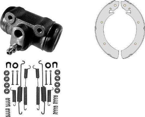 MGA K570757 - Комплект спирачна челюст vvparts.bg