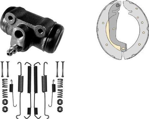 MGA K643757 - Комплект спирачна челюст vvparts.bg