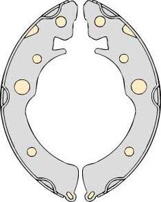 MGA K660420 - Комплект спирачна челюст vvparts.bg