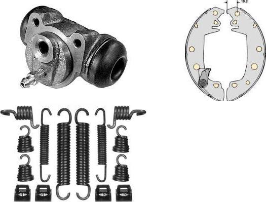 MGA K604608 - Комплект спирачна челюст vvparts.bg