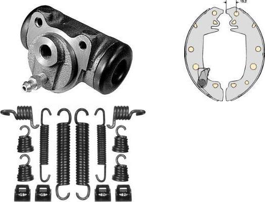 MGA K604709 - Комплект спирачна челюст vvparts.bg