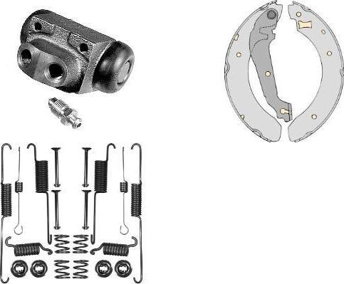 MGA K616463 - Комплект спирачна челюст vvparts.bg